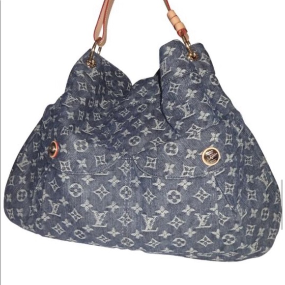 ⭐️Host Pick⭐️Authentic Louis Vuitton Denim Daily GM Monogram Hobo Bag - Picture 8 of 16